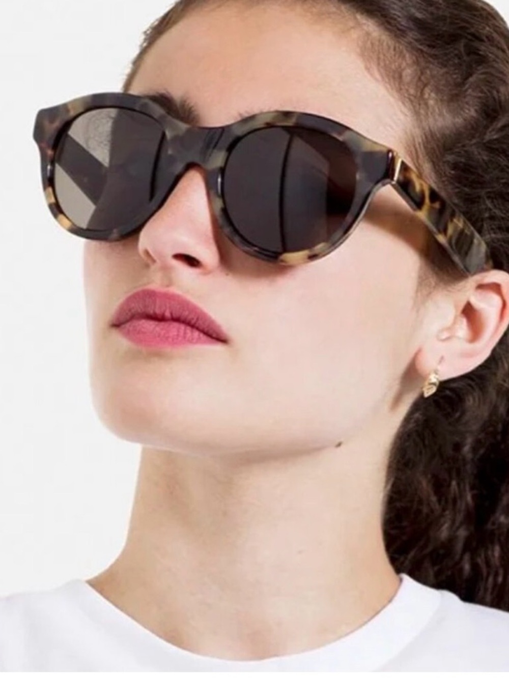 RetroSuperFuture Mona Cheetah Sunglasses - Brown Lenses Handmade in Italy.